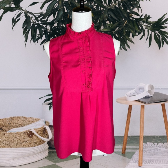 J. Crew Tops - J.Crew Ruffle Accent Blouse